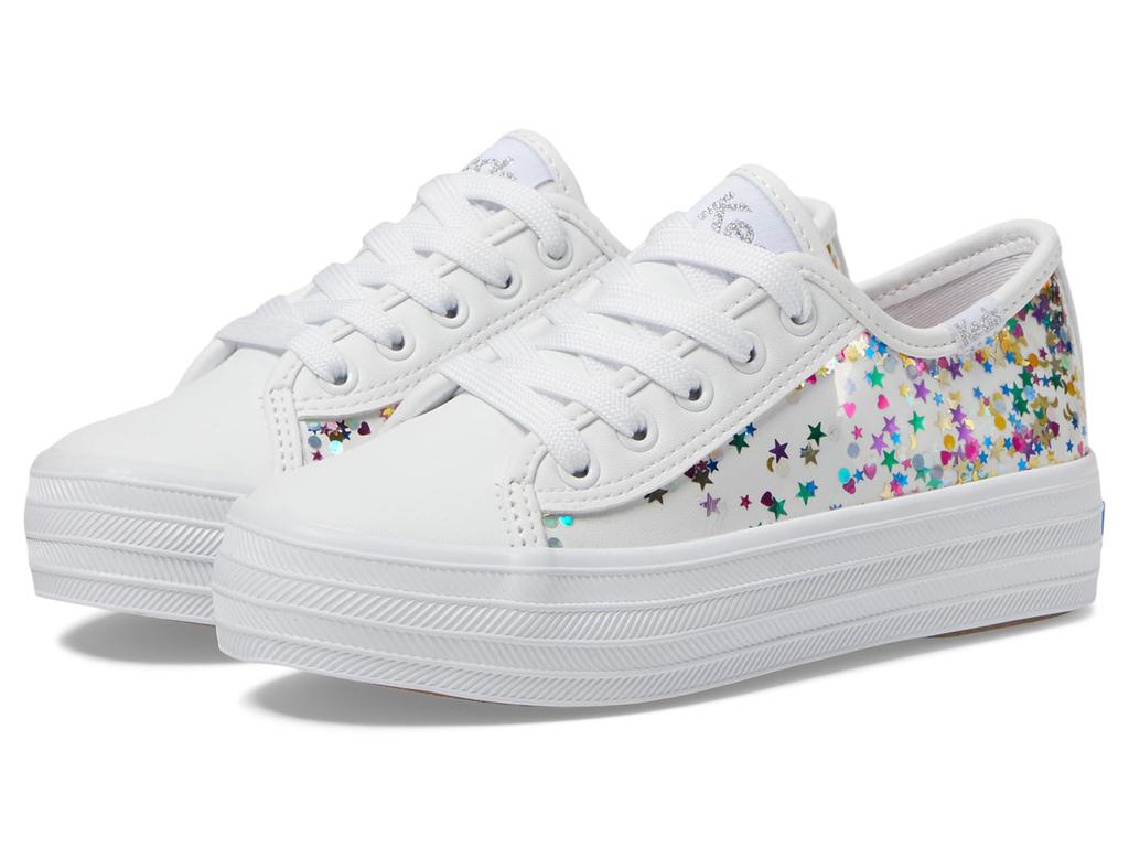 Keds Kids Triple UP-Glitter Under Glas (Little Kid/Big Kid)