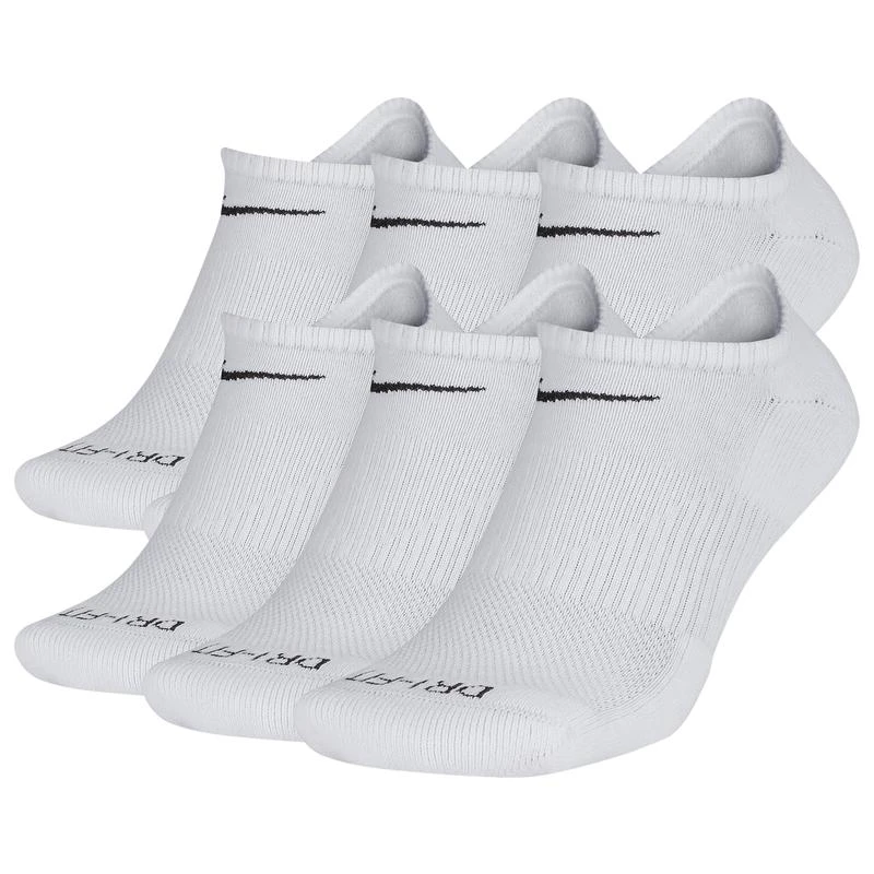 NIKE Nike 6 Pack Dri-FIT Plus No Show Socks - Men's 1