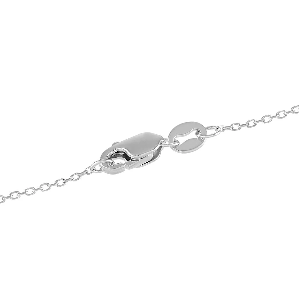 Non Branded 14K White Gold 0.25 ct Diamond Pendant Necklace 3
