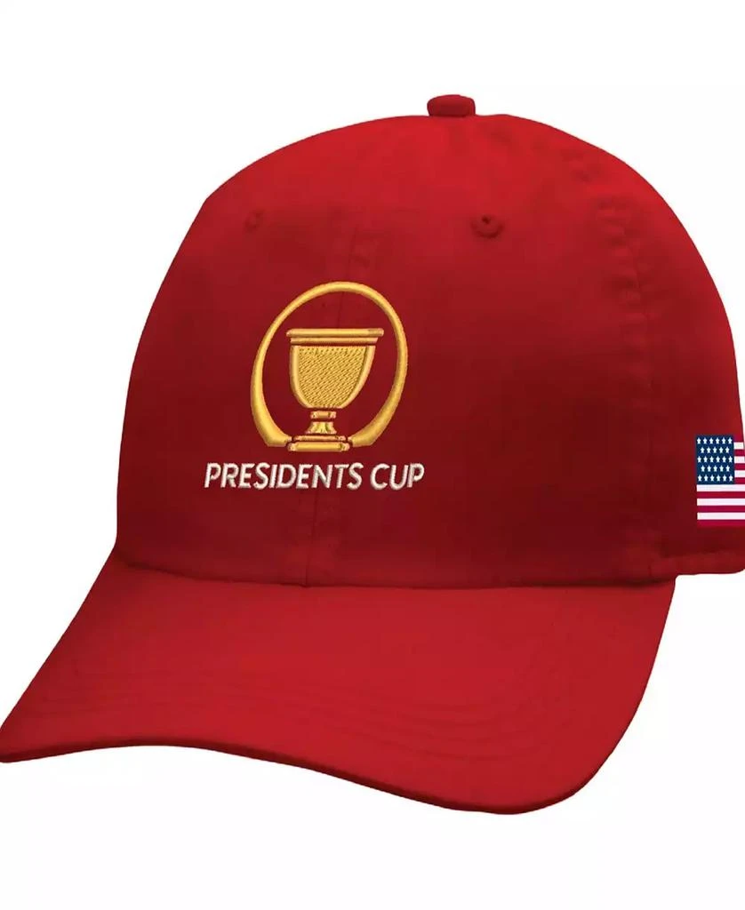 Ahead Unisex Red 2024 Presidents Cup Team USA Shawmut Adjustable Hat 1