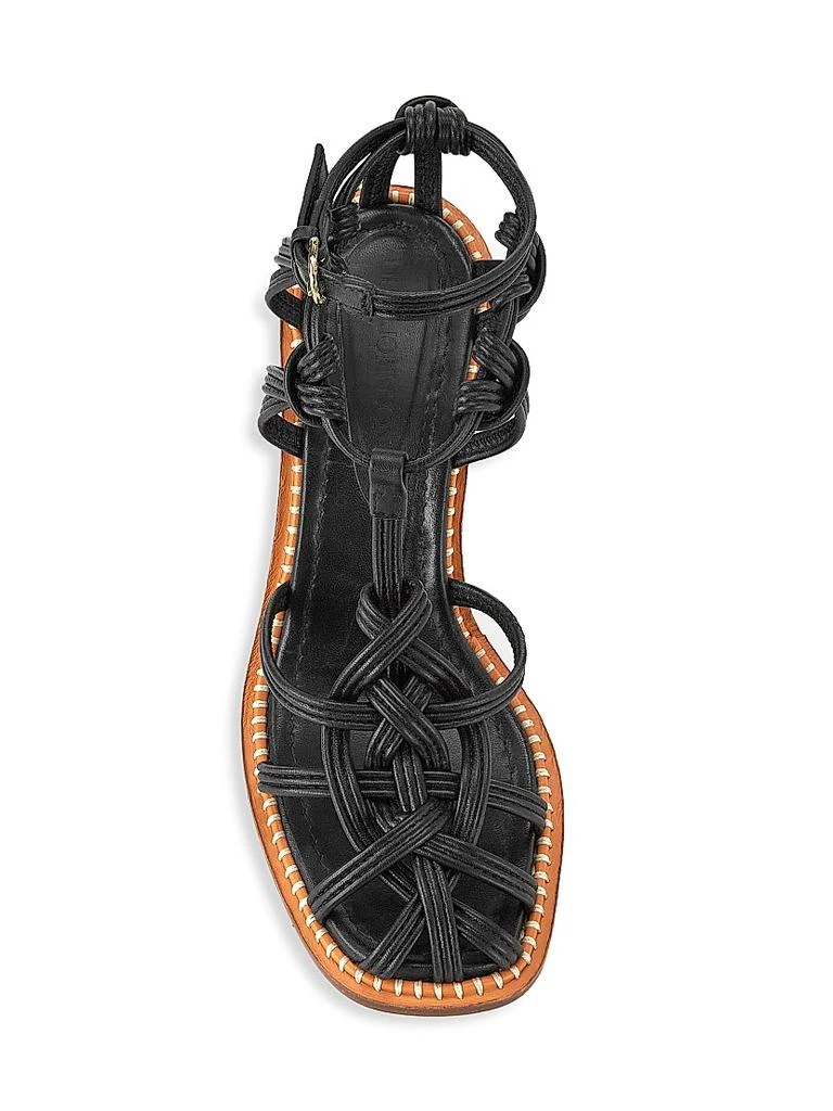 Ulla Johnson Tula Knotted Slingback Sandals 5