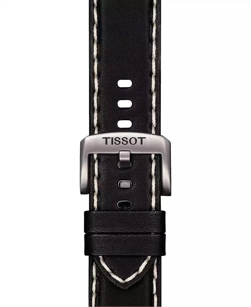 Tissot Official Interchangeable Black Leather Watch Strap 2