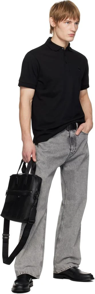 Hugo Boss Black Embossed-Logo Briefcase 4