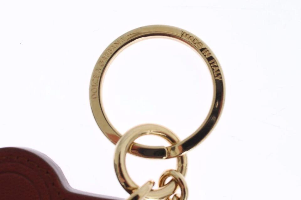 Dolce 
Gabbana Leather Miss SICILY gold Finder Chain Men
s Keychain 2