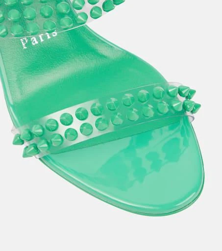Christian Louboutin Spike Only 85 PVC and leather sandals 6