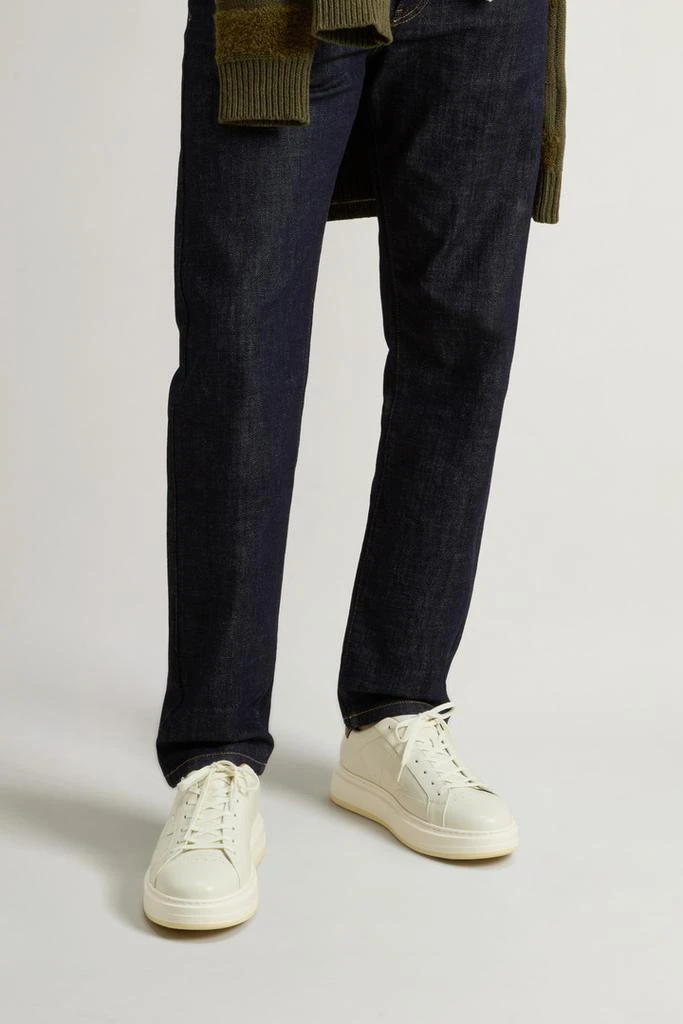Woolrich Arrow Sneakers in Leather - Men - White 6