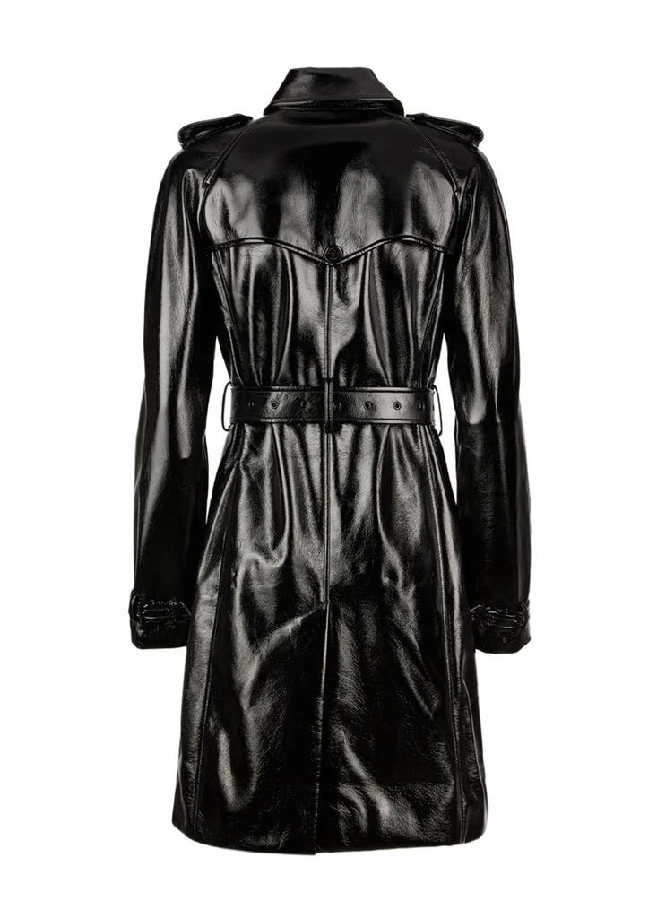 Michael Kors Faux patent leather trench coat 2