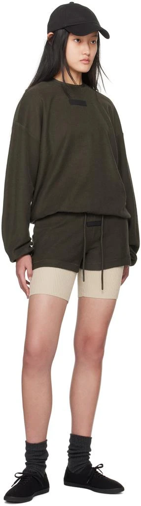 Essentials Gray Drawstring Shorts 4