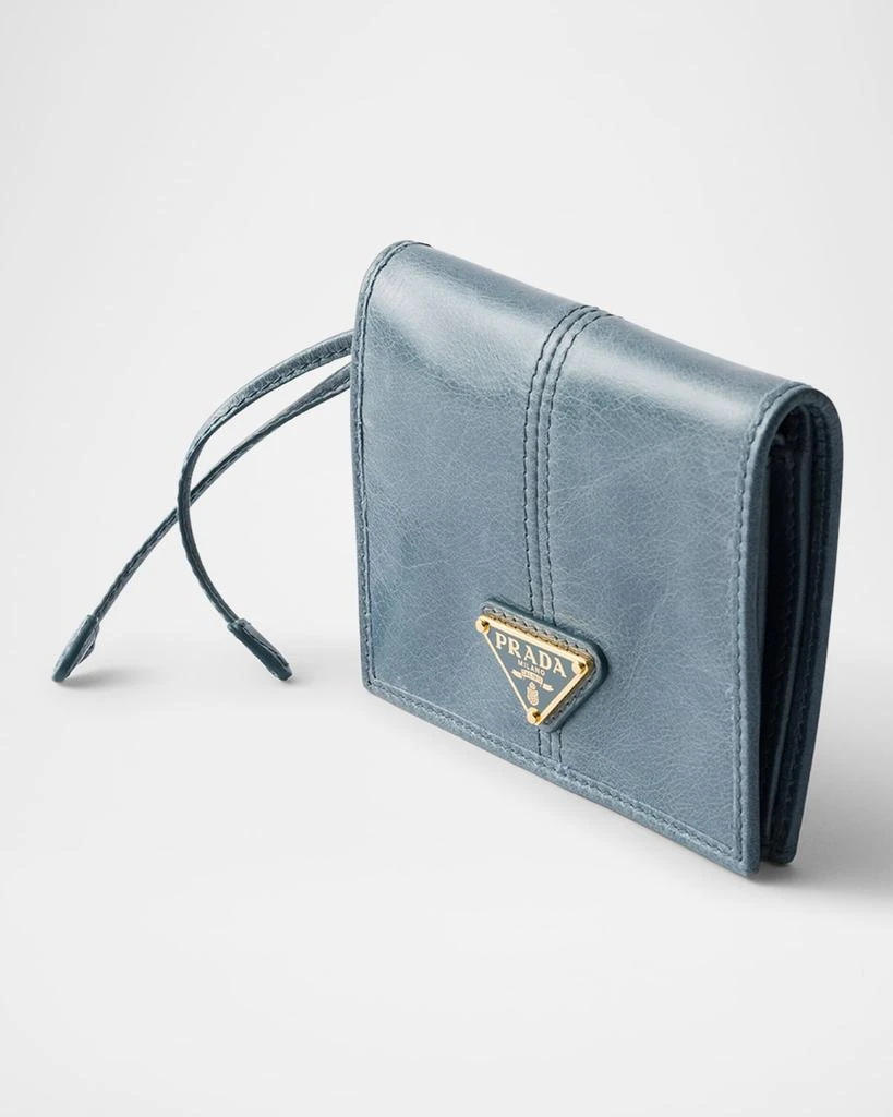Prada Small Bifold Leather Wallet 2
