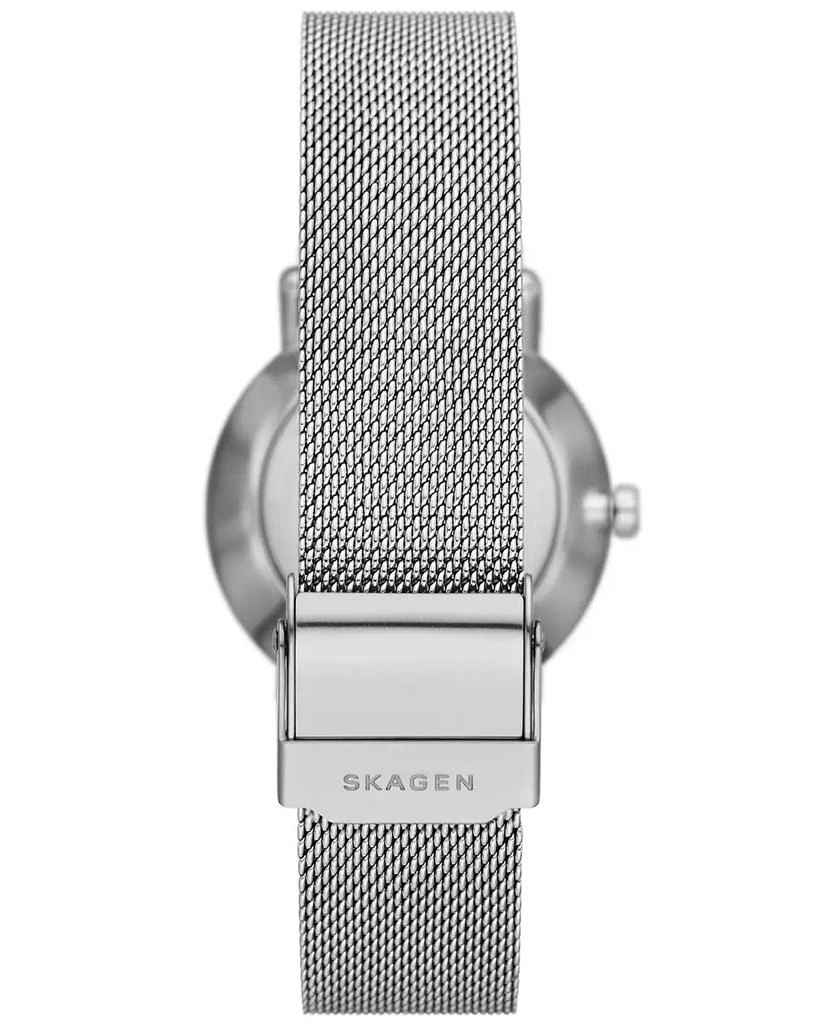 Skagen Women's Kuppel Lille Quartz Three Hand Silver-Tone Stainless Steel Watch, 32mm 3