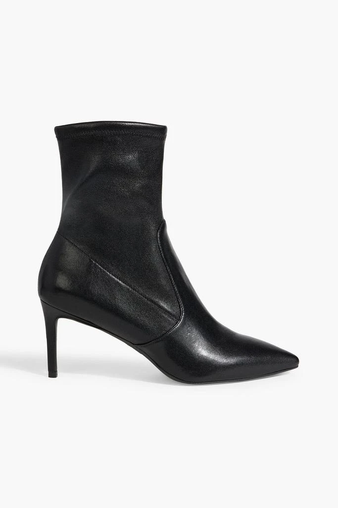 Stuart Weitzman Linsi 75 leather sock boots 1