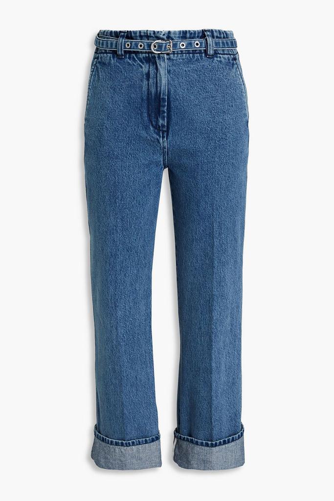 3.1 Phillip Lim Belted high-rise kick-flare jeans