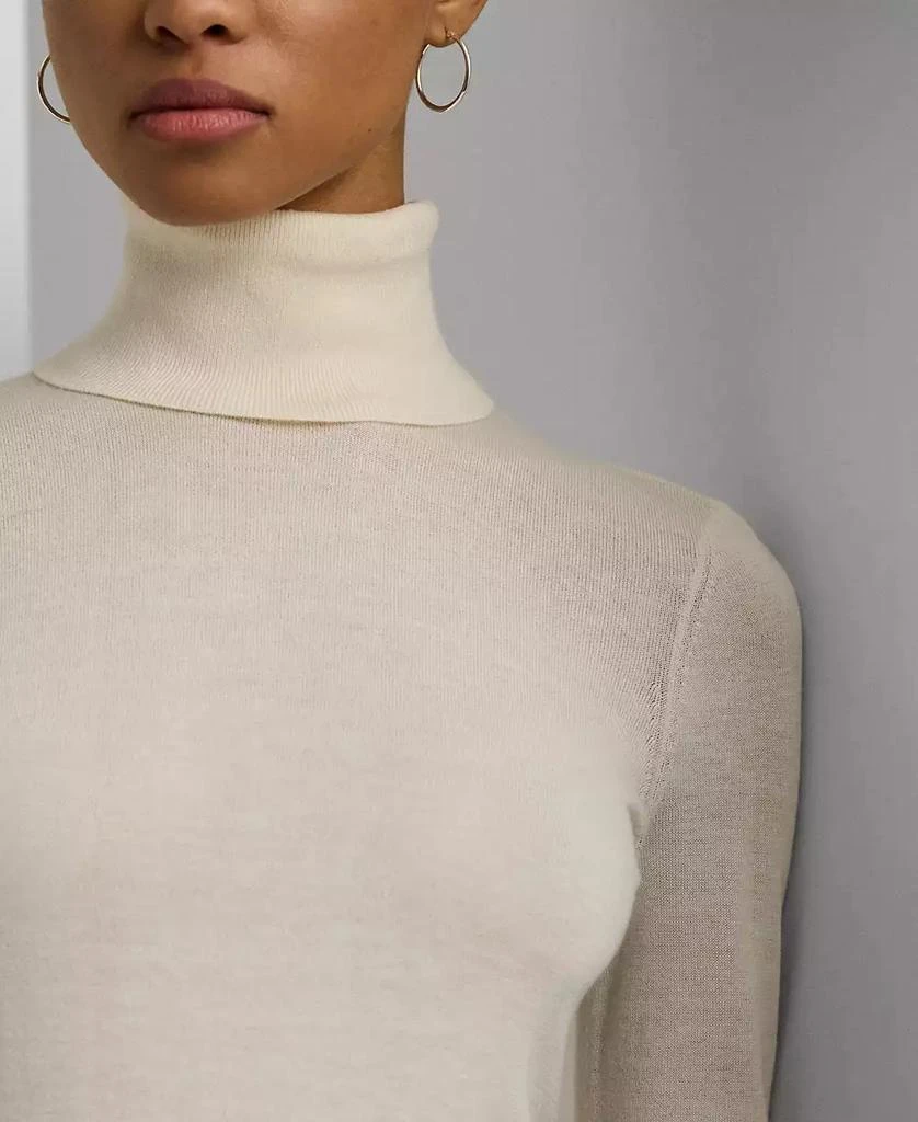 Ralph Lauren Women's Silk-Blend Turtleneck Sweater 3
