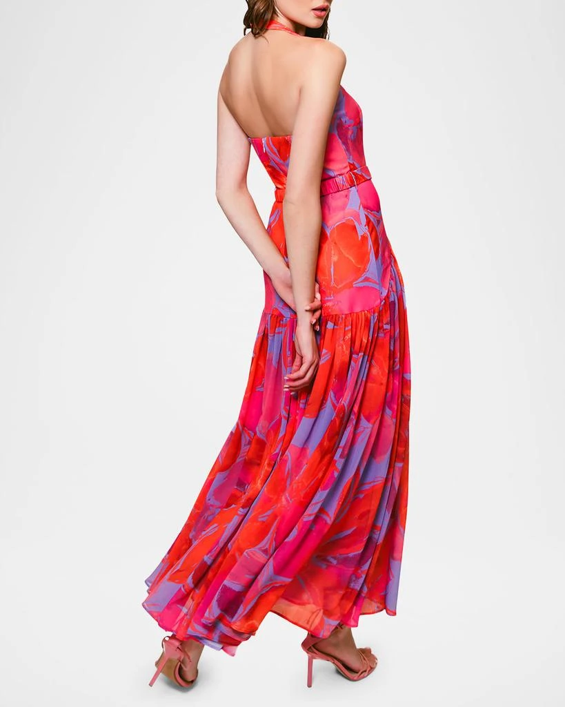 strapless open back dress Hutch Carmel Strapless Maxi Dress