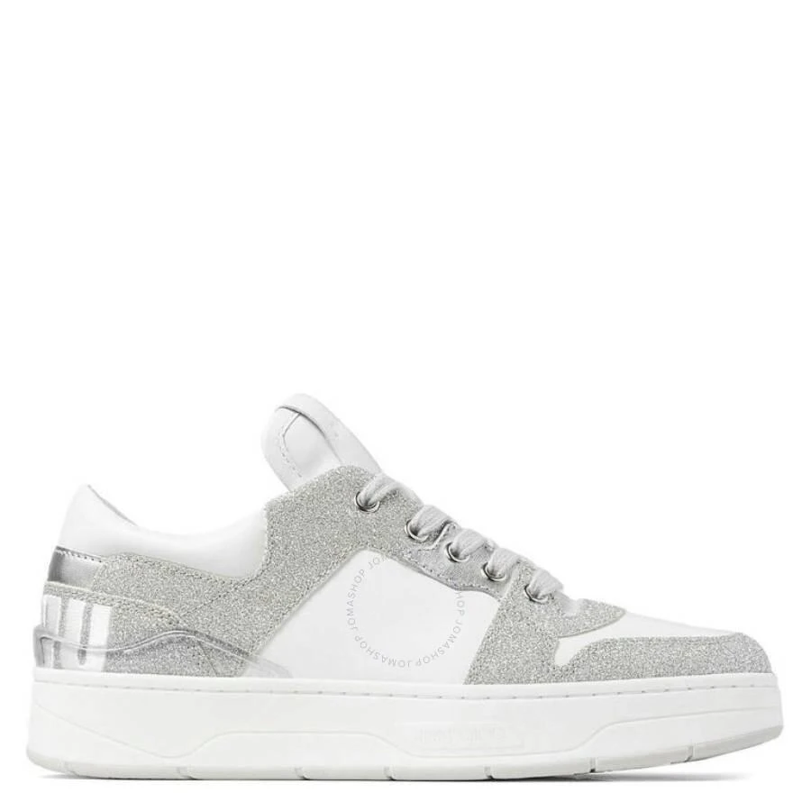 Jimmy Choo Florent/F Low-Top Glitter Sneakers 1