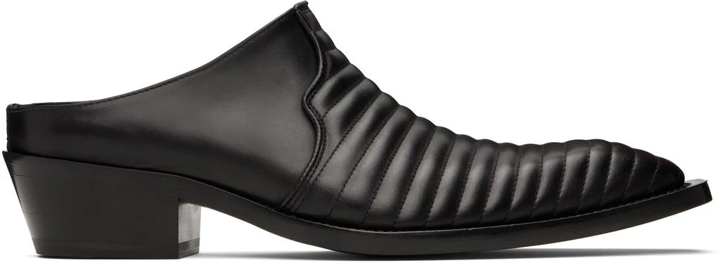 Martine Rose Black Cowboy Mules 1