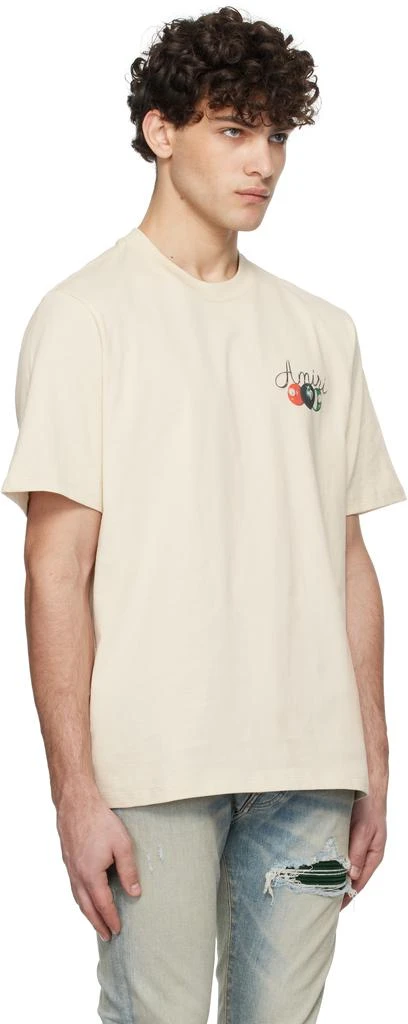 AMIRI Beige Pool Cue T-shirt 2