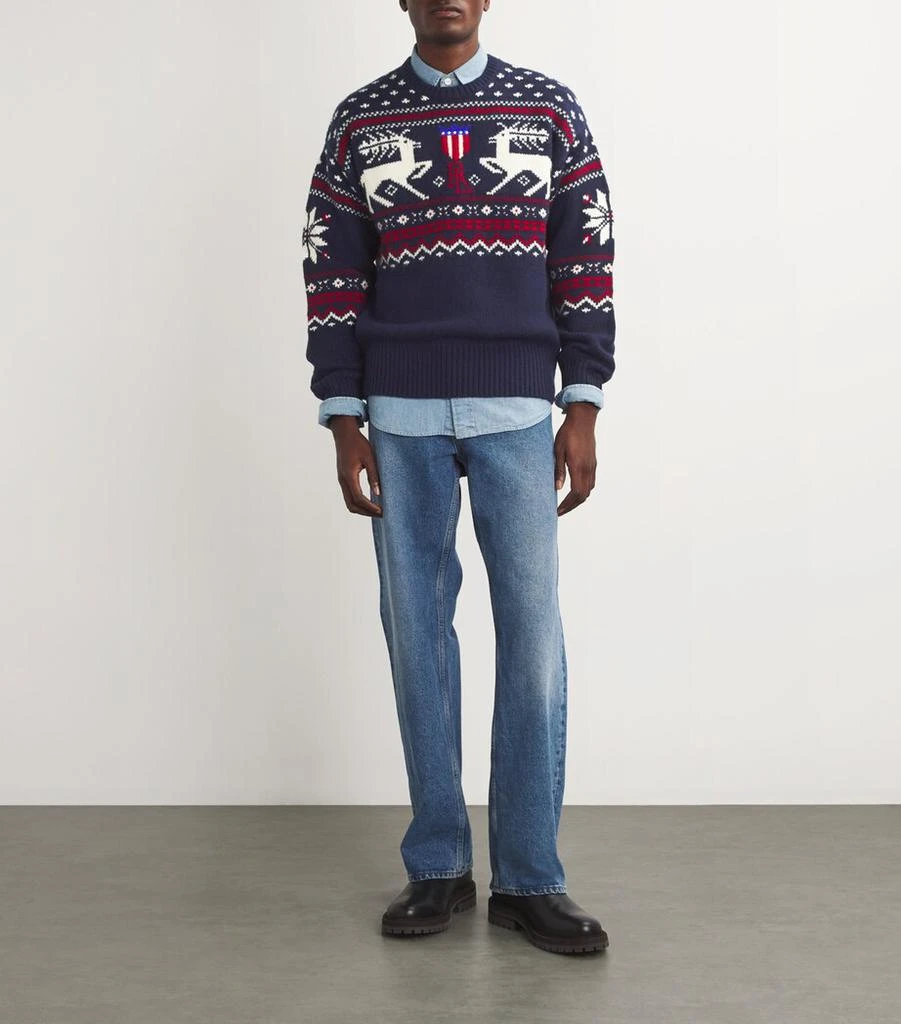 Ralph Lauren Wool Reindeer Sweater 2