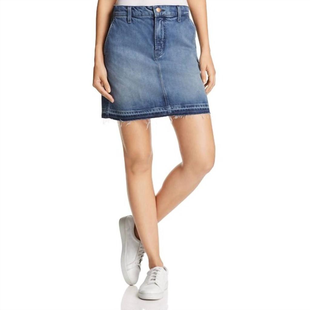 J Brand Ambition Denim Mini Skirt