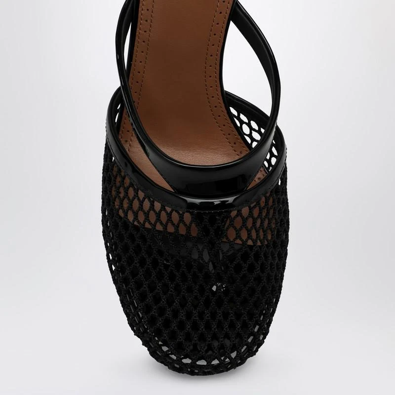 Alaïa Black thong sandals in mesh 3