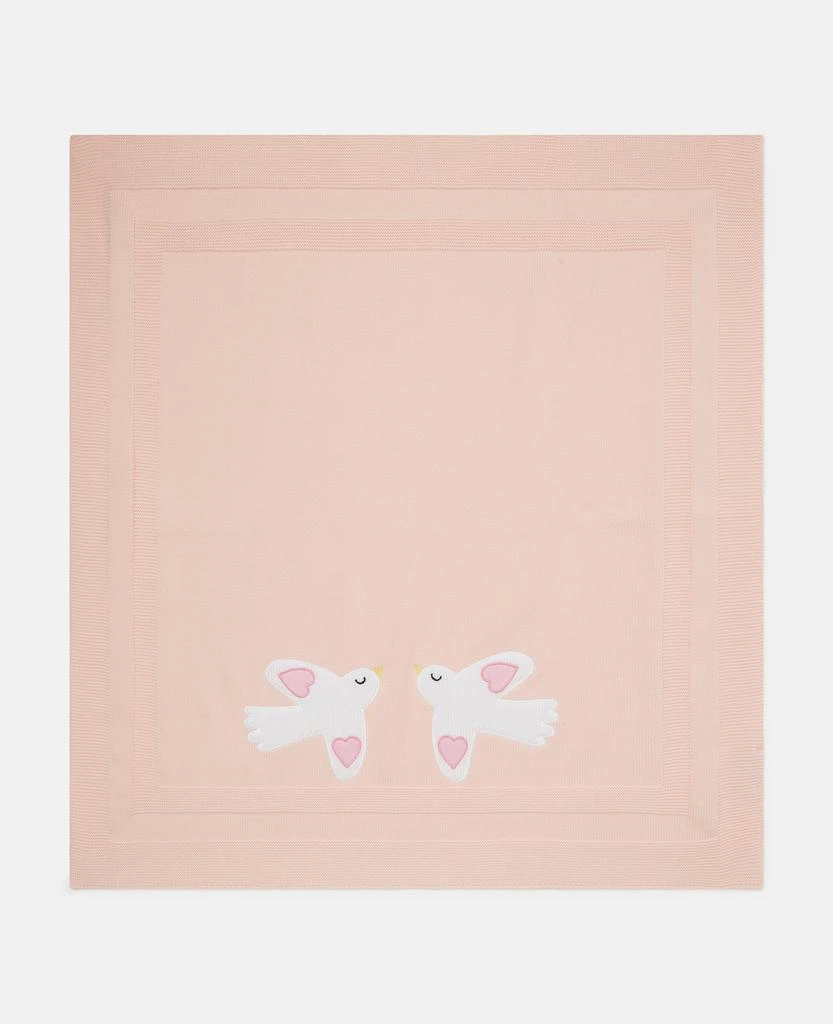 Stella McCartney Stella McCartney - Dove Embroidered Blanket,