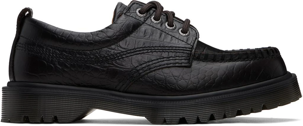 Dr. Martens Brown Lowell Crocodile Analine Leather Derbys 1