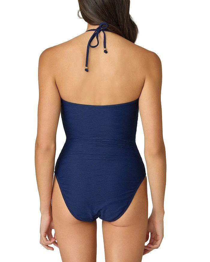 Shoshanna Textured Cinched One Piece Swimsuit 3