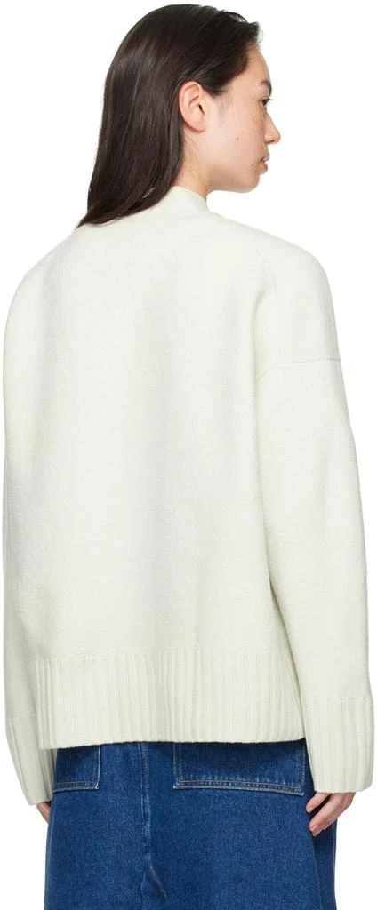 Studio Nicholson SSENSE Exclusive Off-White Sake Knit Cardigan 3