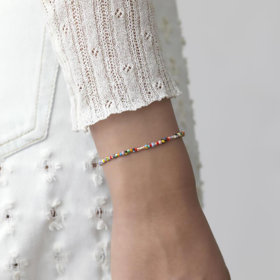 Anni Lu Anni Lu Alaia Gold-Plated Beaded Bracelet