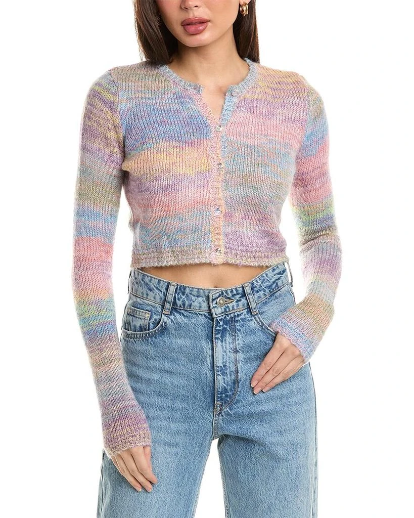 Le Superbe Le Superbe Hailey Mohair-Blend Crop Cardigan 1
