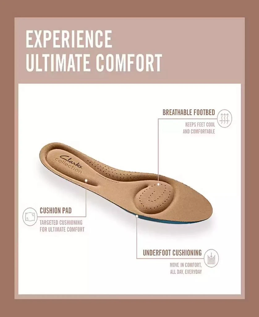 Clarks Women's Giselle Dove Wedge Sandals 10