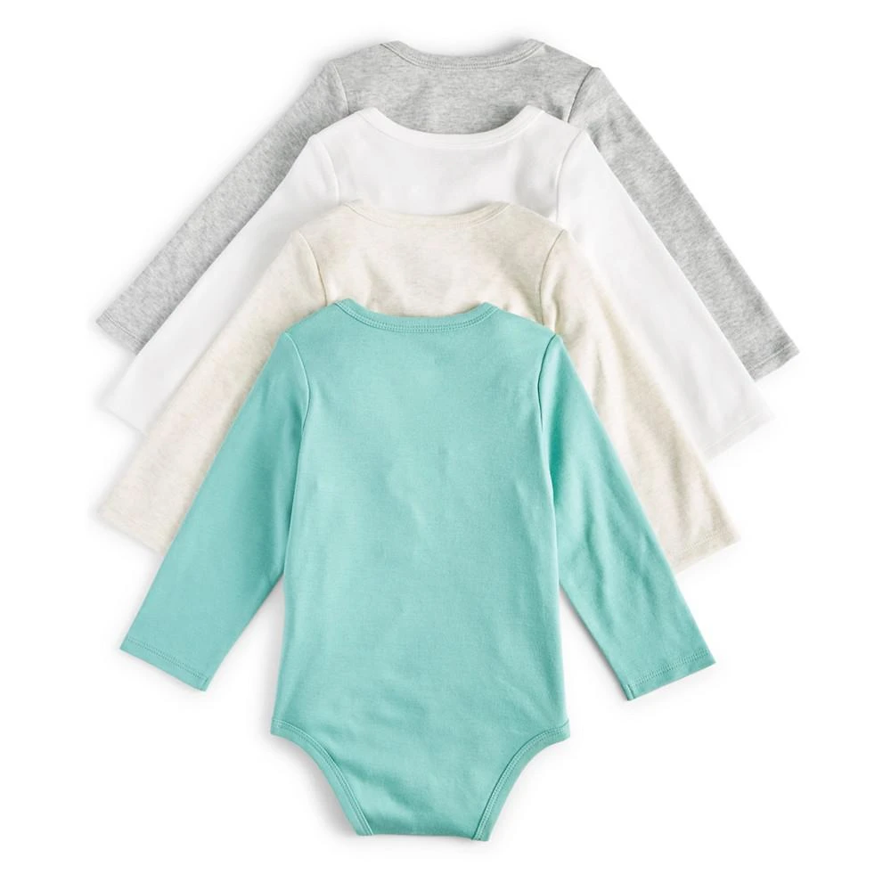 First Impressions Baby Neutral Bodysuits, Pack of 4, Created for Macy's 2