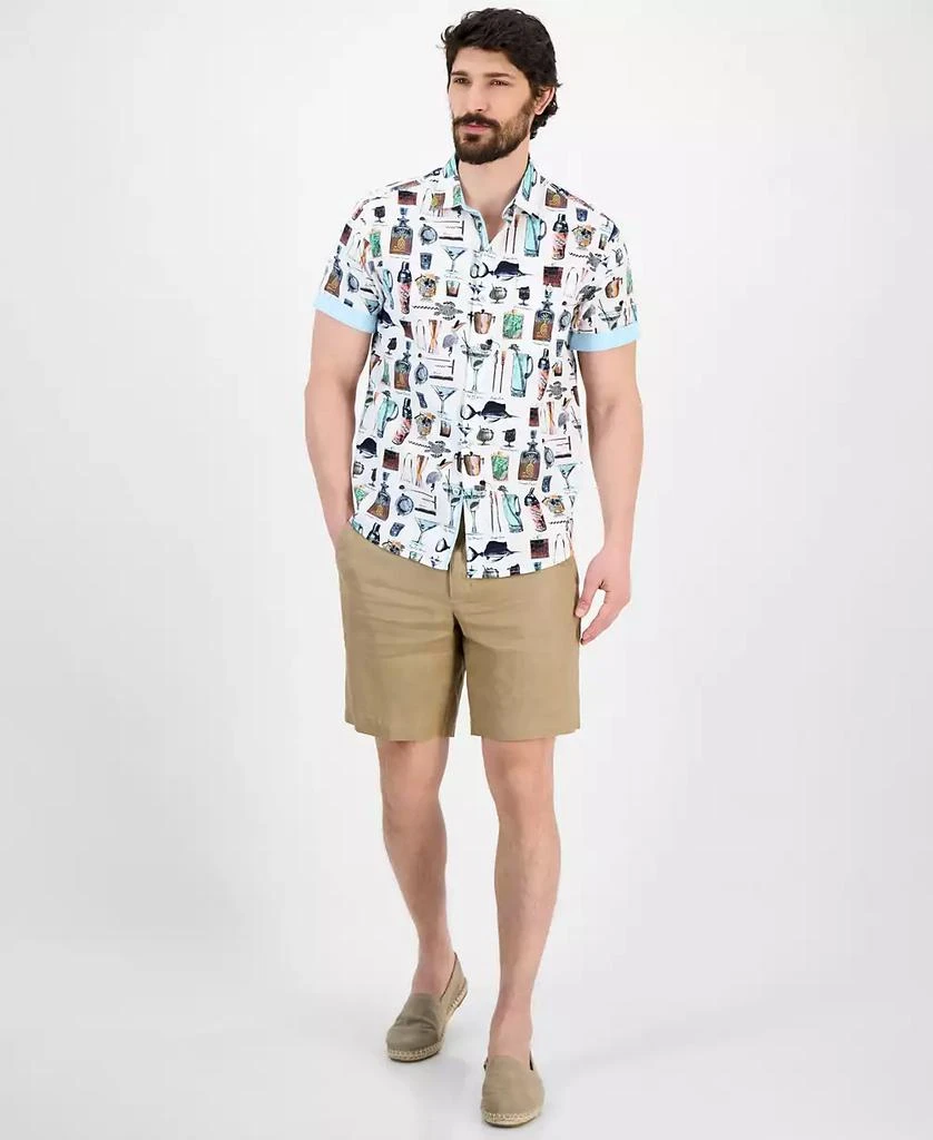 Tommy Bahama Men's Nova Wave Well Stocked Classic-Fit Printed Button-Down Seersucker Shirt 2