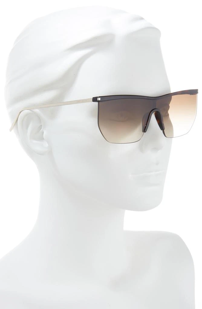 Yves Saint Laurent 99mm Shield Sunglasses 3
