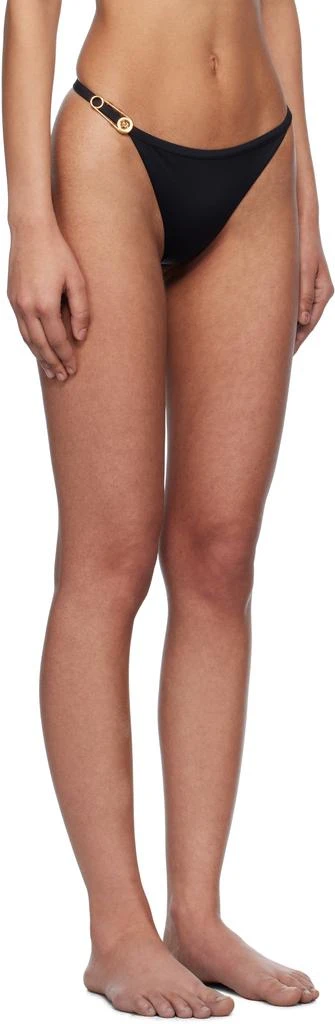 Versace Black Safety Pin Bikini Bottom 2