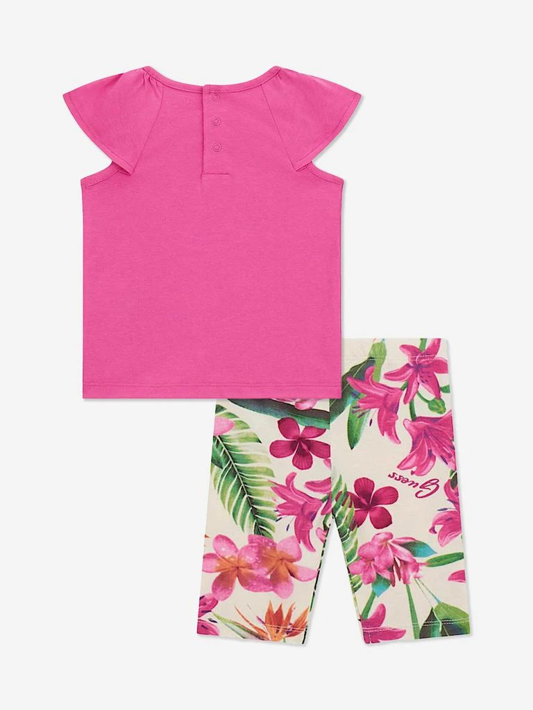 GUESS Baby Girls Legging Set in Pink 2