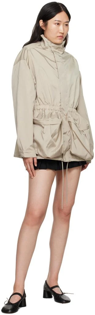 WARDROBE.NYC Gray Gathered Jacket 4