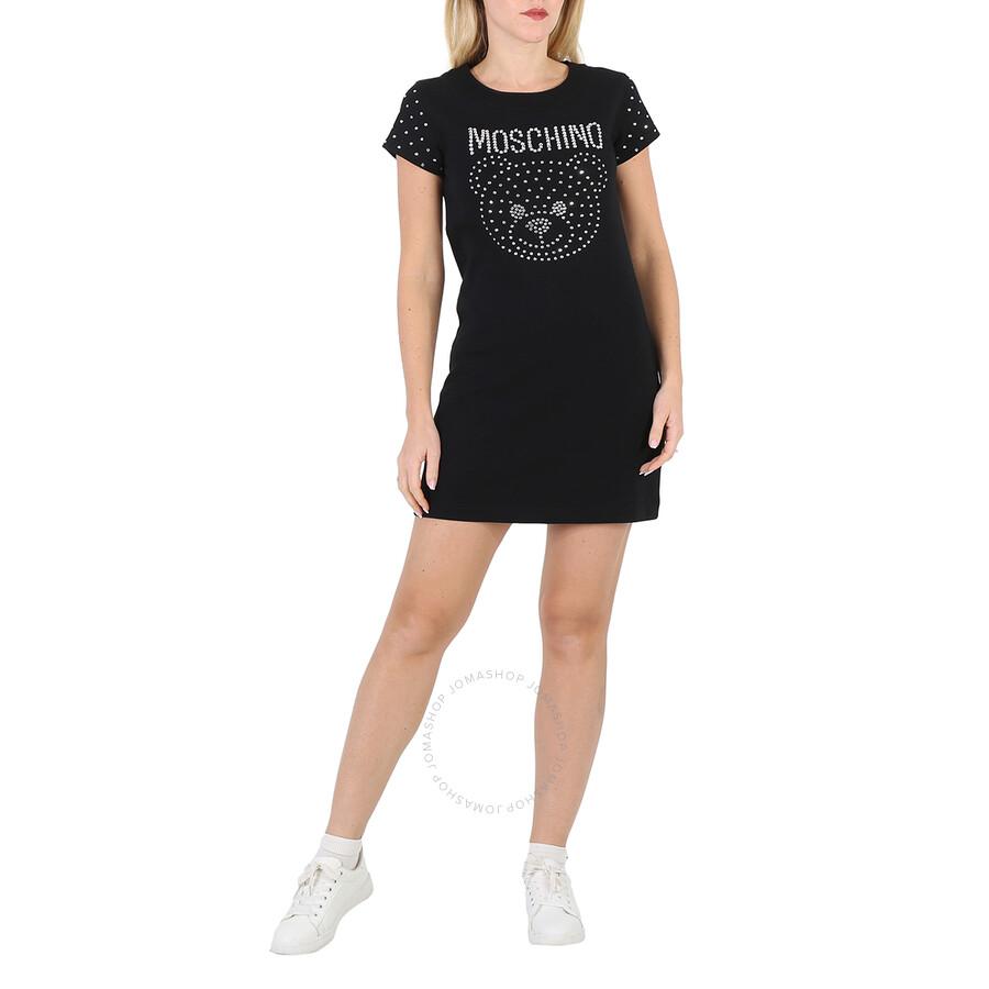 Tシャツ・カットソー Moschino Teddy Bear Short Dress Moschino Teddy Bear Mini Dress | White | FARFETCH