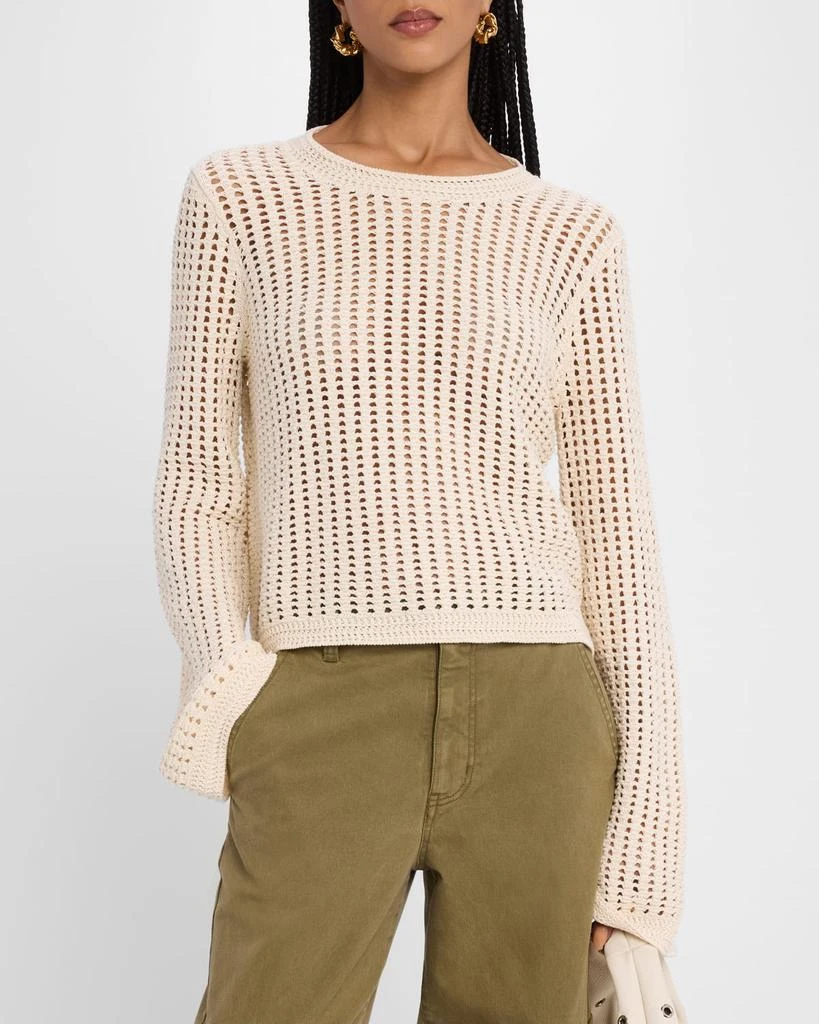 FRAME The Crochet Bell Sweater 4
