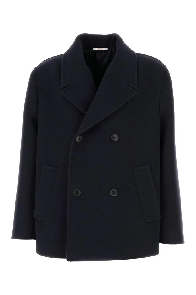 Valentino Valentino Double-Breasted Long-Sleeved Coat 1