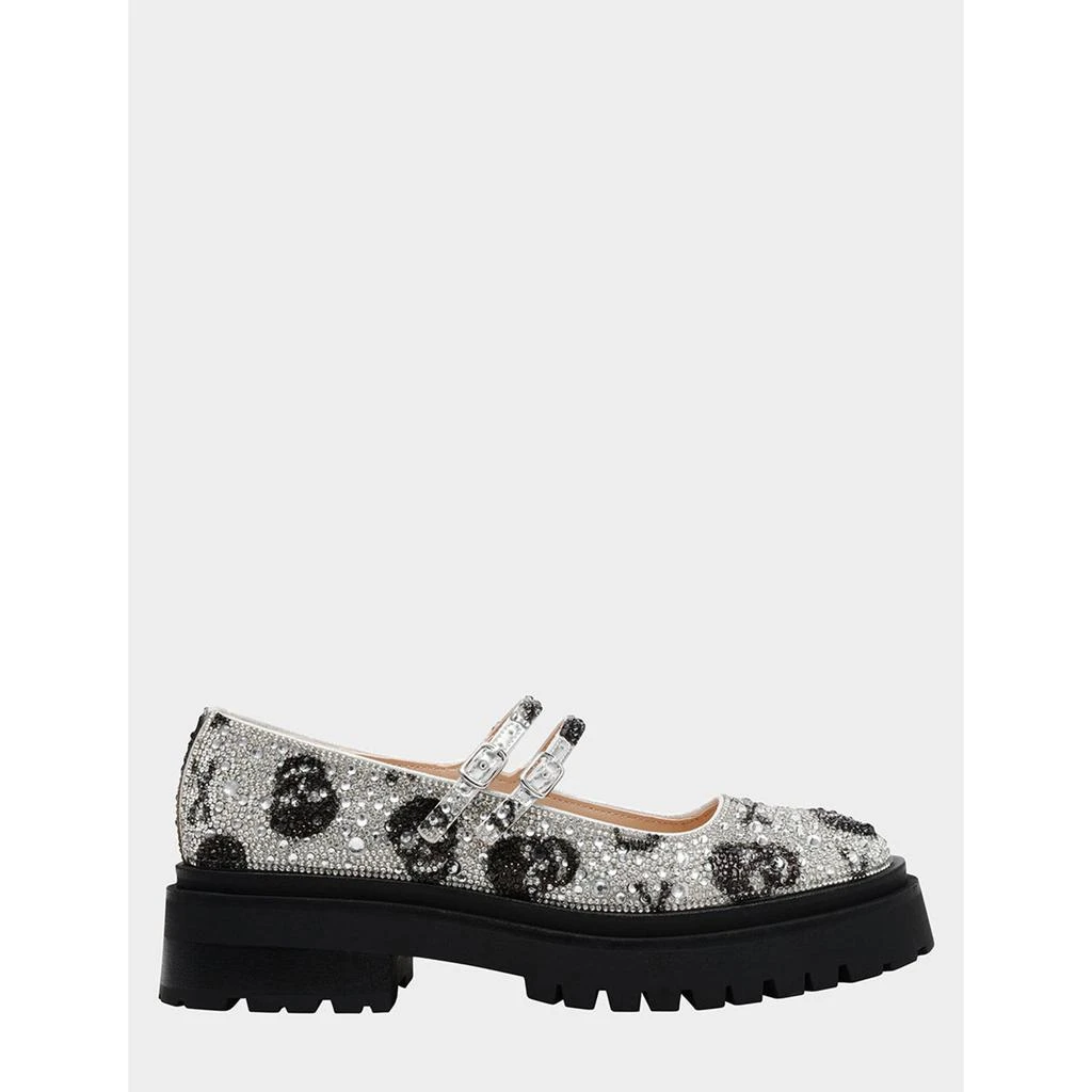 Betsey Johnson Rico Silver Skulls 1