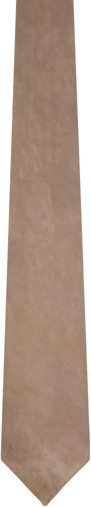 colbo Taupe Leather Tie