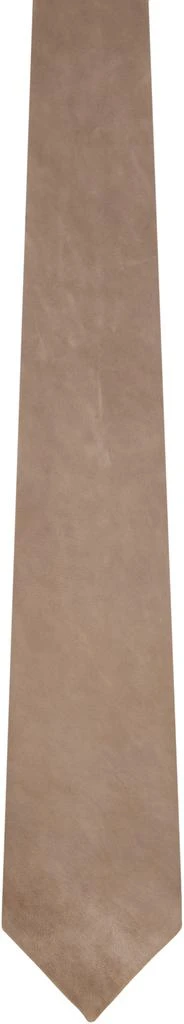 colbo Taupe Leather Tie 1