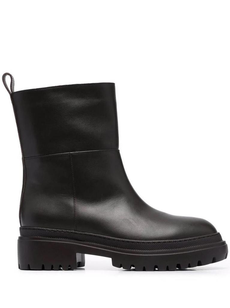 L'AUTRE CHOSE L'Autre Chose Ankle Leather Boots