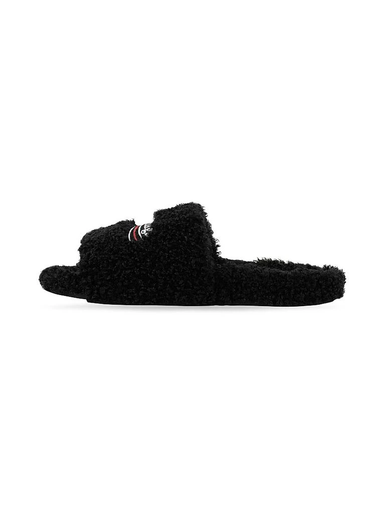 Balenciaga Furry Slide Sandals 3