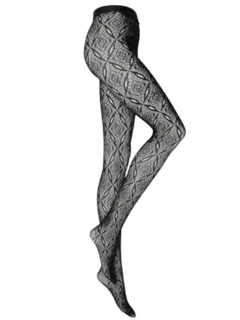 NA Black Ajouré Net Tights 1
