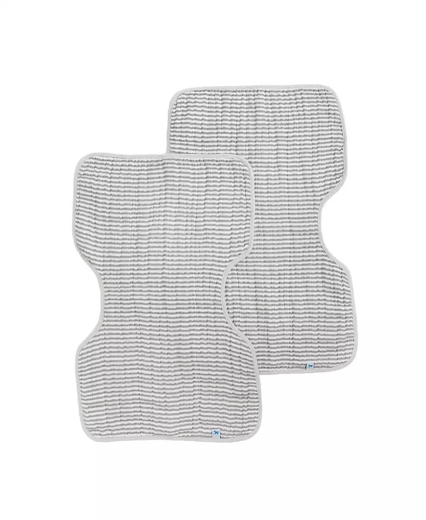 Little Unicorn Baby Girls and Baby Boys Cotton Muslin Baby Burp Cloth, Pack of 2