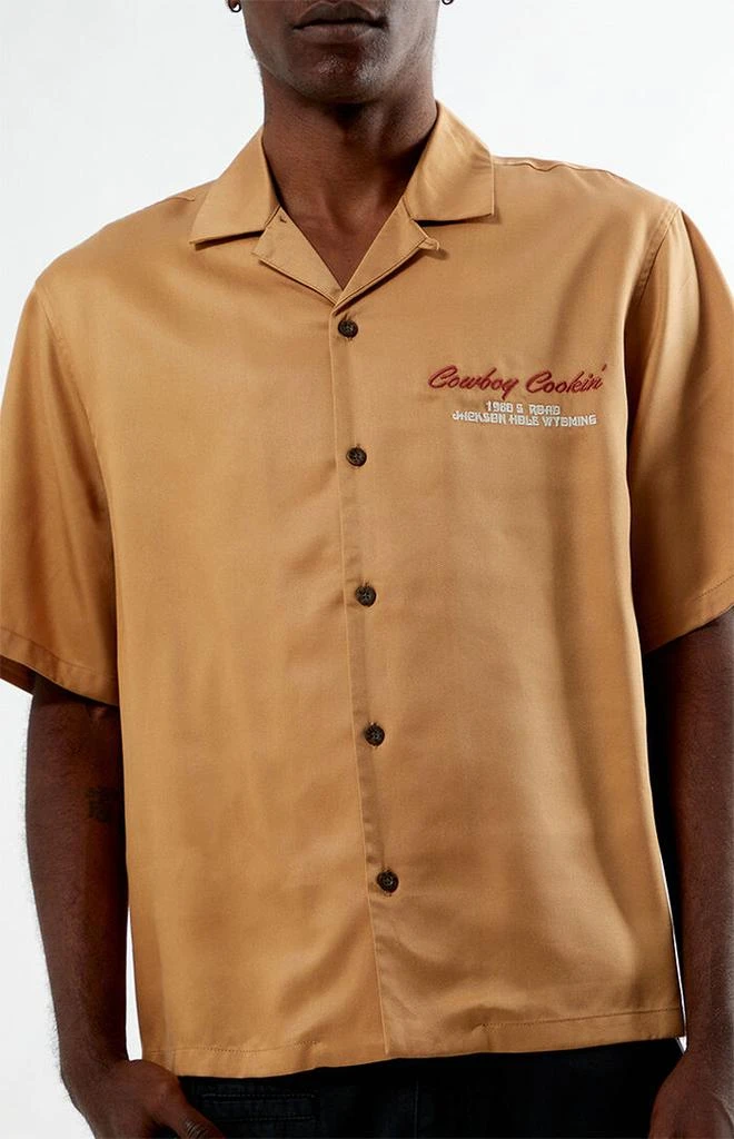 PacSun Cowboy Cookin' Tencel Oversized Camp Shirt 3