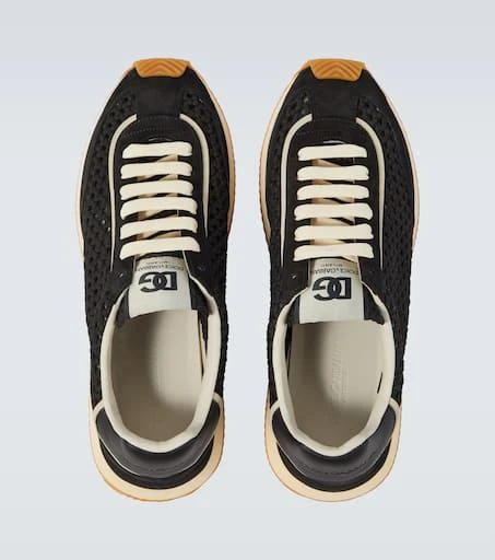 Dolce 
Gabbana DG Cushion suede-trimmed sneakers 4