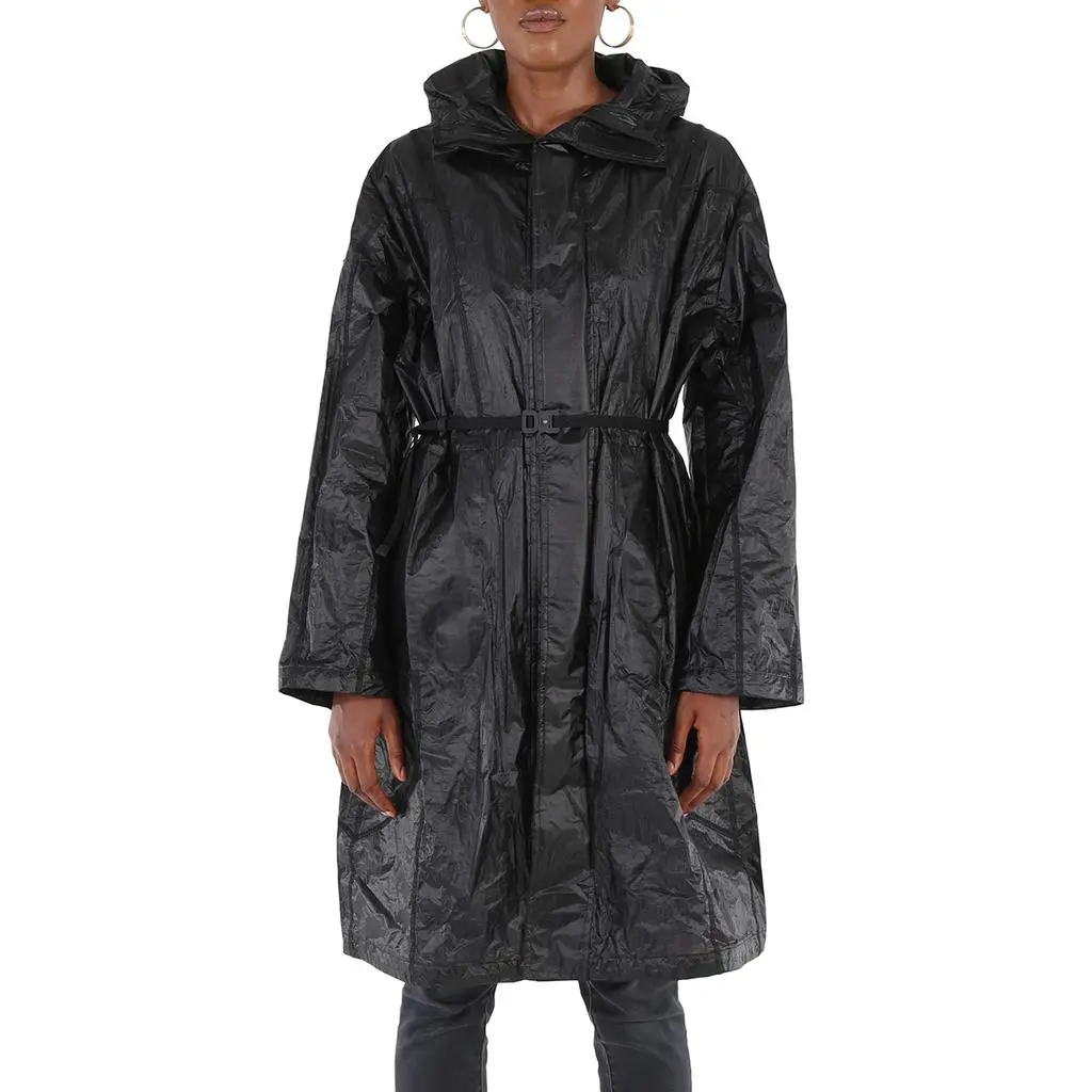 Moncler Moncler Black Genius Ciklon Hooded Rain Coat, Brand Size 3 (Large)
